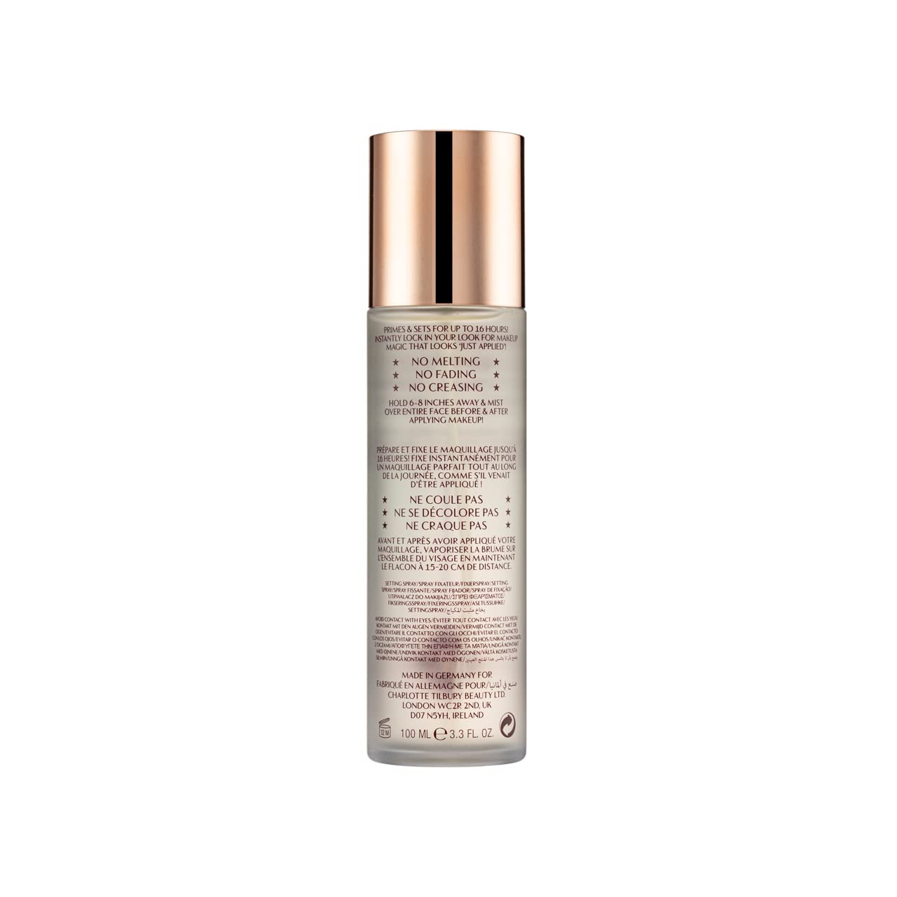 Charlotte Tilbury Airbrush Flawless Setting Spray (100ml / 3.3 Fl Ozl),Clear