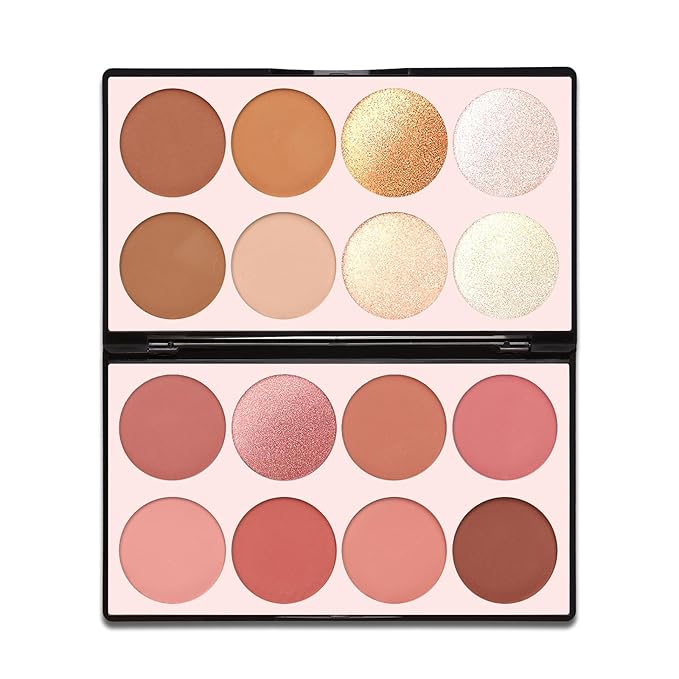 16 Colors Contour Palette Make up - Blush Highlighters Bronzer Powder All in one Makeup Palettes Contour Kit - Face Cosmetics Gifts for Women Beauty for Festivals