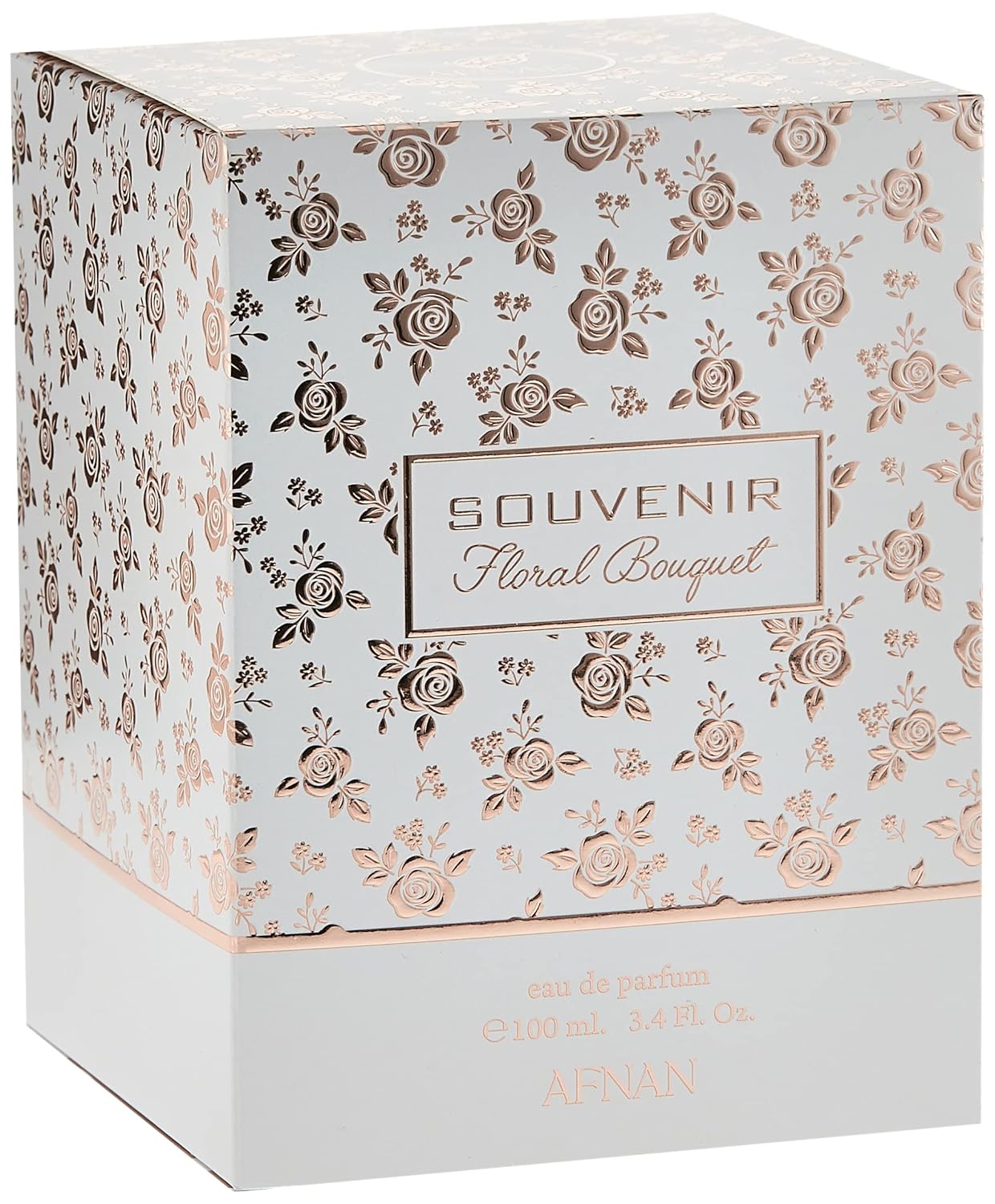 Afnan Souvenir Floral Bouquet for Women Eau de Parfum Spray, 3.4 Ounce